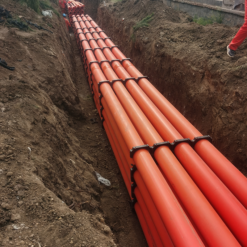 mpp电力管施工现场